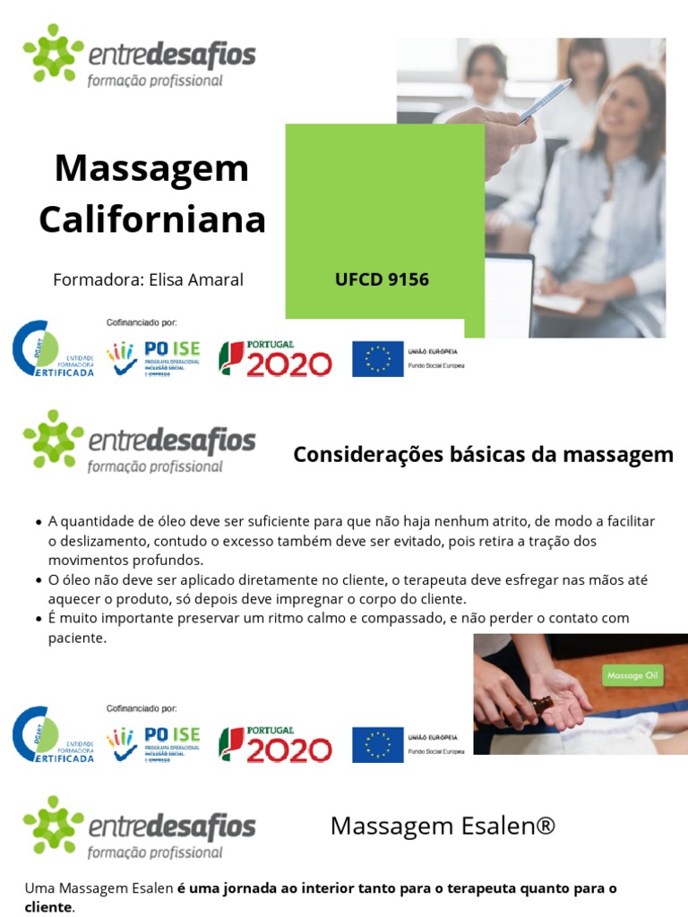 Massagem Californiana Passo A Passo | PDF | Massagem | Anatomia