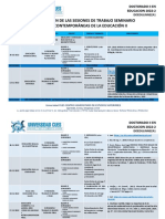 Organizacion de Sesiones de Trabajo