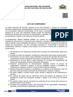 Acta de Compromiso: Página 1/2