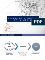 Prueba de hipótesis para la media