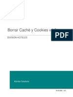 Borrar Cache y Cookies