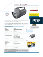 Linterna Antiexplosiva Opalux HB 2222gy 5w