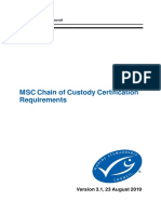 MSC Chain of Custody Certification Requirements v3