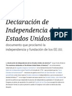 Declaración de Independencia de Los Estados Unidos - Wikipedia, La Enciclopedia Libre