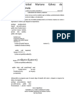 Laboratorio de Vectores y Matrices