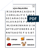 3 Atividades Caça Palavra