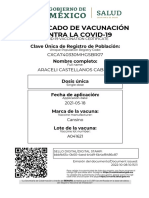 Certificado de Vacunacion