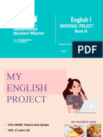 MY ENGLISH PROJECT 