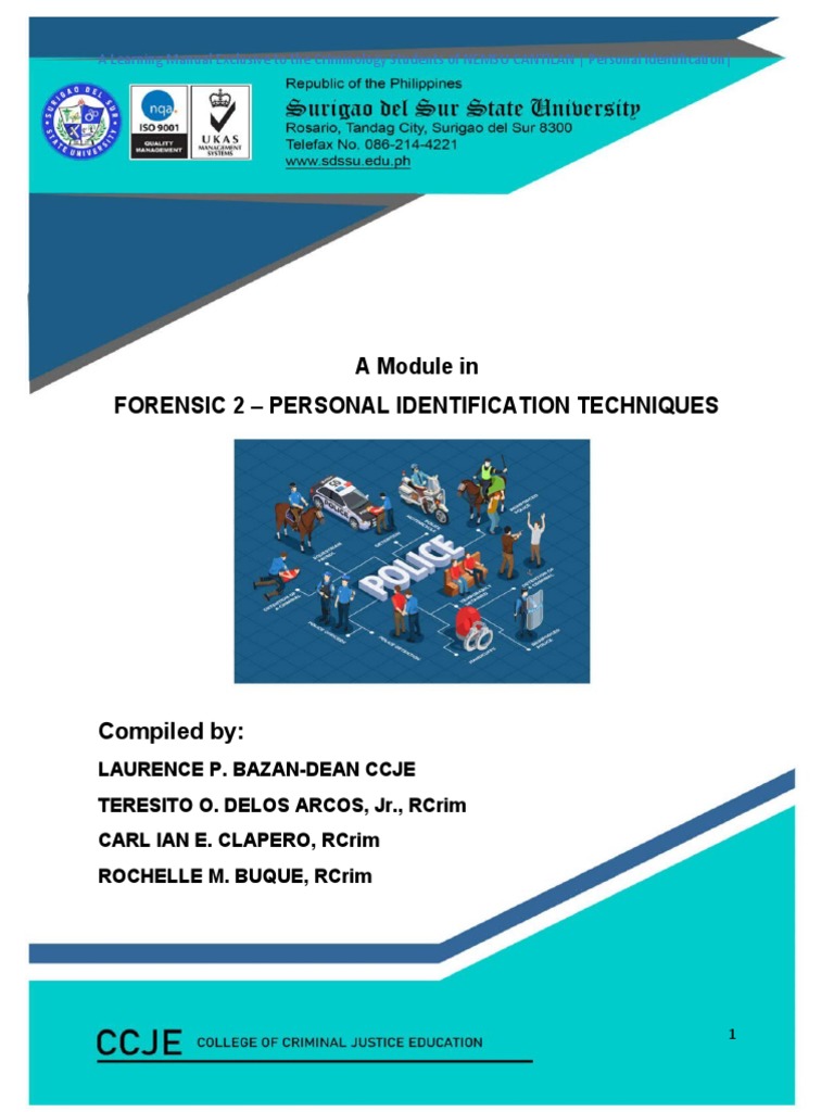 A Module In Forensic 2 Pdf Fingerprint Forensic Science