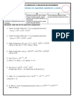 Ficha de Trabajo de Grado Relativo y Grado Absoluto Primero de Secundaria