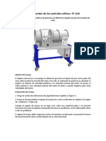 Ensayo - 1 - ET210 - Potencia Vs Angulos de Palas Rotor