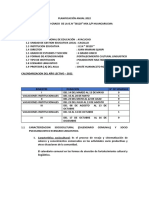 Planificación Anual 2022 de Roberson