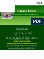 Manasik Umrah Miqot Yalamlam Dan Madinah 1441 H by MIHRAB QOLBI TRAVEL