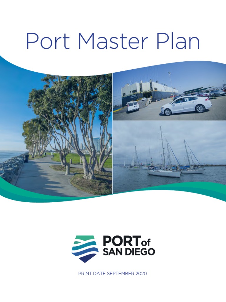 Port Master Plan Pdf Water Transport