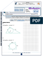 Boletin 03 - 3ro - Geometria - Iiibim - Circunferencia