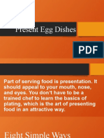 Present Egg Dishes - 5th Lesson