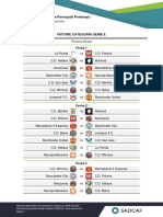 Fixture - Primera-Etapa - Serie E