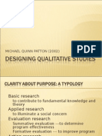 designing qualitative studies