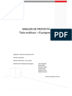 Análisis proyecto sala multiuso