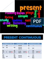 Simple Present Vs Present Continuous 68314