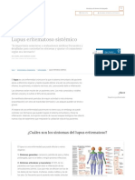 Lupus Eritematoso Sistémico - Síntomas, Diagnóstico y Tratamiento. CUN