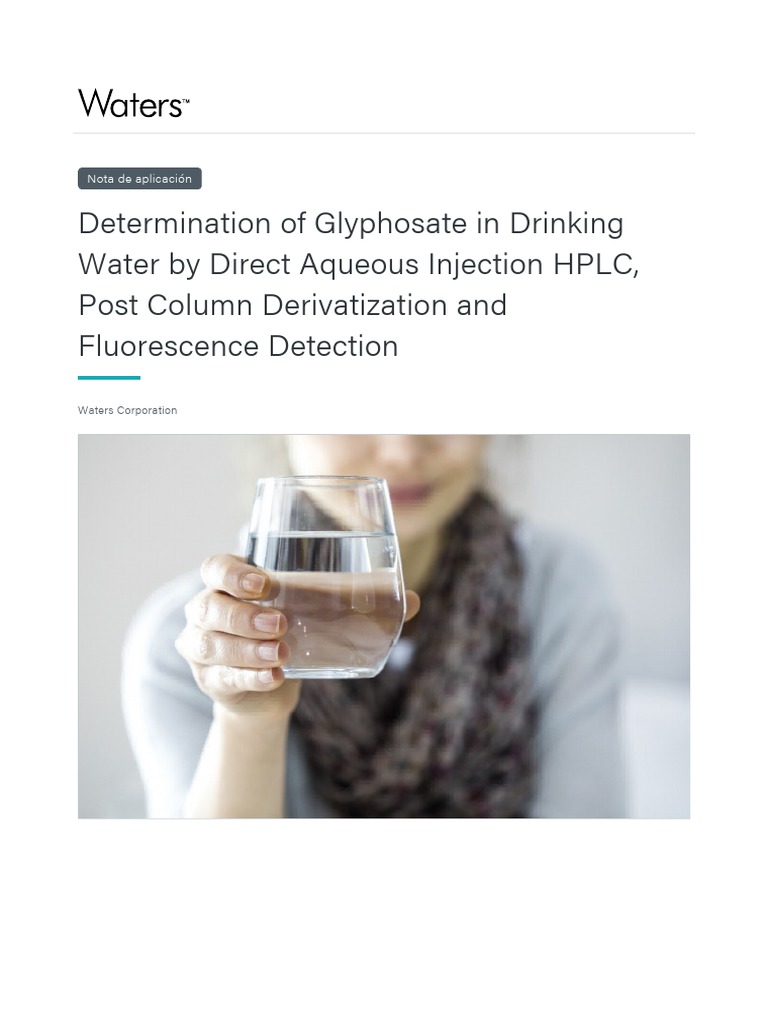 Determination of Glyphosate in Drinking Water by Direct Aqueous