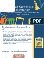 Tindakan Keselamatan Di Laboratorium