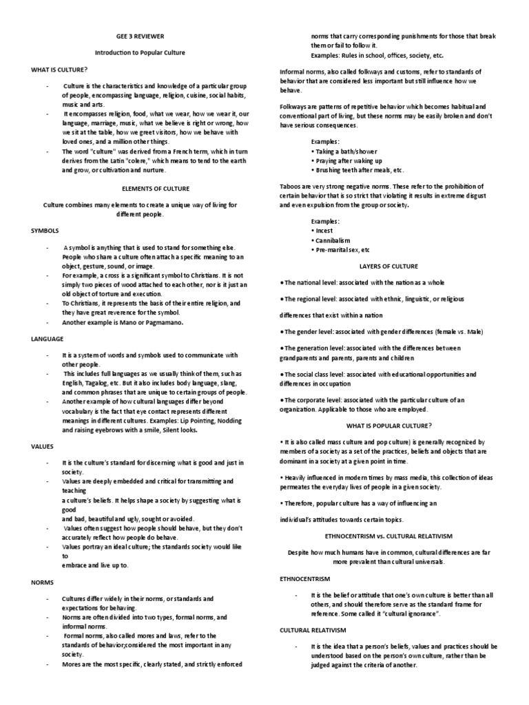 Gee 3 Reviewer Pdf Mass Media Advertising