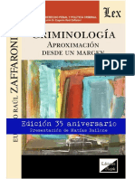 Criminología, Una Aproximación Desde El Margen (Edición 35 Aniversario) (Eugenio Raúl Zaffaroni, Matías Bailone)