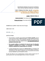 2do Trabajo de Zona Complementario Penal Iii Umg 2022