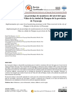 Implementación de Un Prototipo de Monitoreo Del Nivel Del Agua en El Reservorio de Viñas de La Ciudad de Pampas de La Provincia de Tayacaja