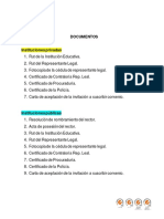 Documentos Legalizar Convenio