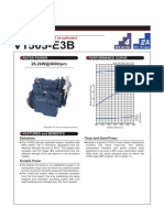 Kubota V1505-E3B 4-cylinder industrial diesel engine