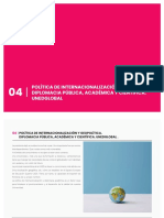 04 - Política de Internacionalización y Geopolítica. Diplomacia Pública, Académica y Científica