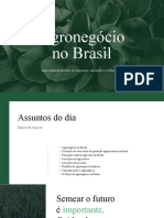 Apresentação Verde e Branca de Conferência Agro