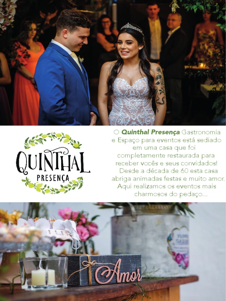 Quinthal Presença: Buffet e Eventos | PDF | Culináriar | Culinária