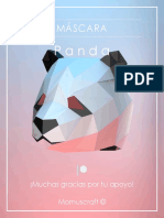 Máscara Panda