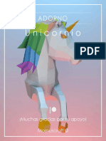 Adorno Unicornio