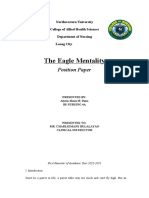 Position Paper About Eagle Mentality