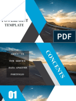 Blue Flat Business PowerPoint Templates