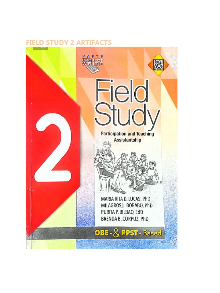 Field Study 2 Artifacts PDF Learning Classroom