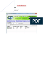 Free Port Scanner