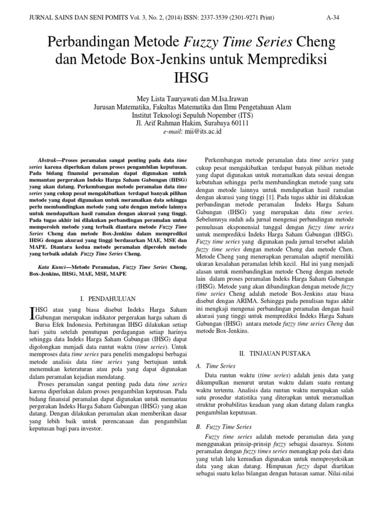 Cheng & Box Jenkins PDF