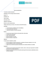 Secuencia para El Área de Matemática - Lourdes G.