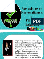 Pag-Usbong NG Nasyonalismon G Filipino: Ikalawang Bahagi