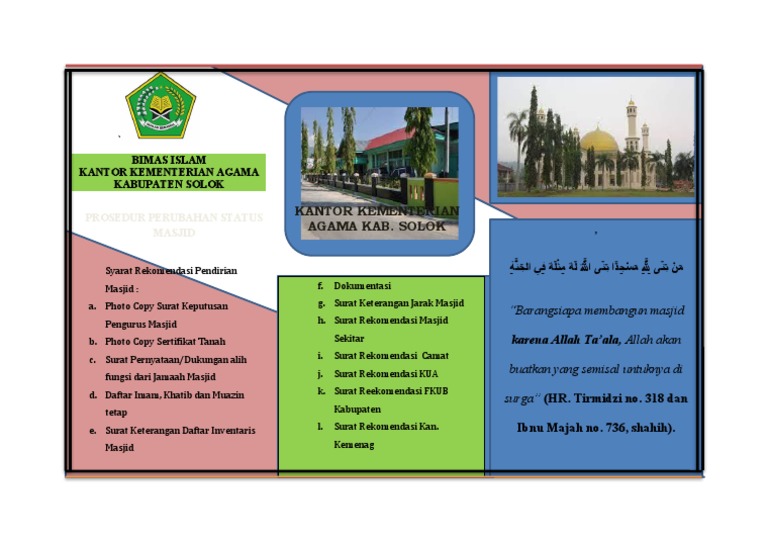 Leaflet Masjid | PDF
