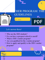 SHS Voucher Program The Guidelines
