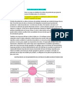 Planificación de producción agregada y requerimientos del sistema