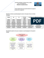 MATERIAL COMPLEMENTARIO Estructura y Organización Temporal en La Narración. 8°