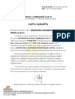 Carta Garantía Flexopapeles Comipasa